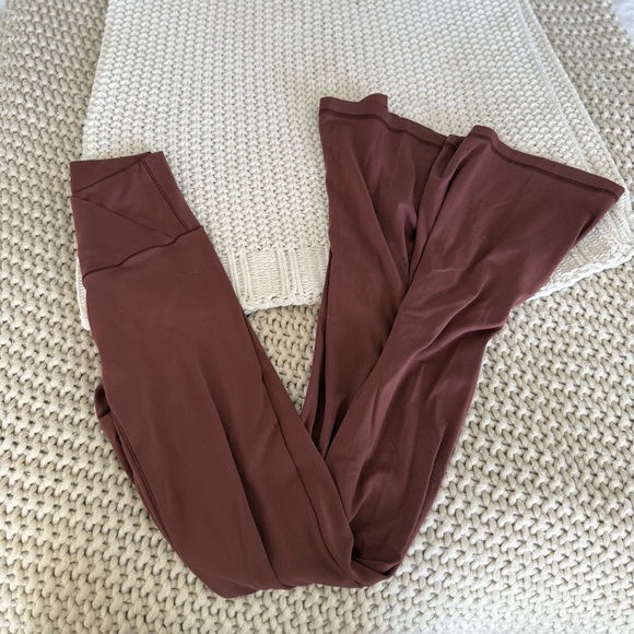 Brown flare high rise leggings offline by aerie - Picture 2 of 2